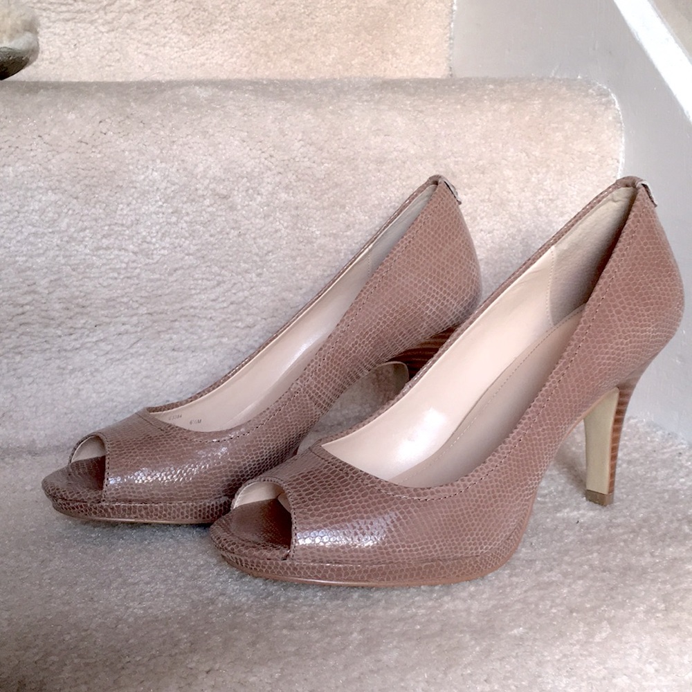 Calvin Klein Nude Heels